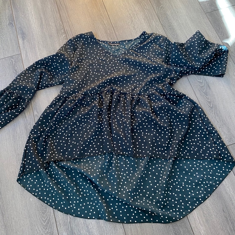 Green and white Blouse